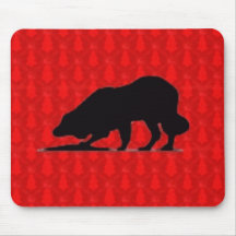 Border-Collie-Weihnachten Mousepad