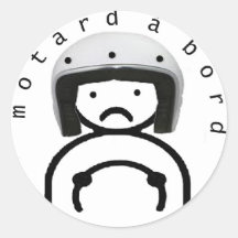 BORDMOTORRADFAHRER STICKER