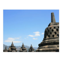 Borobudur Postkarte