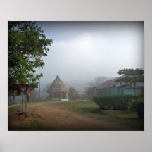 Borucan Dorf Posterdruck