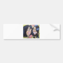 Bossier Mall-Karikatur Pierres der bester Freundin Auto Sticker