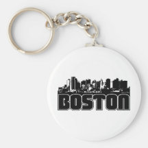 Boston-Skyline Schlüsselbänder
