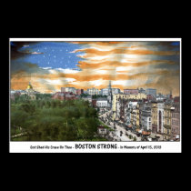Boston Strong - In Memory of April 15, 2013 poster