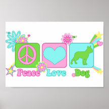 Boston Terrier Plakat