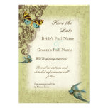 Botanica, das Save the Date Wedding ist, laden - G Personalisierte Einladungskarten
