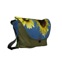 Bote-Taschen-Sonnenblumen Kurier Tasche