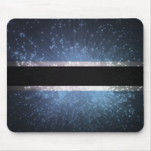 Botswana-Flaggen-Feuerwerk Mousepads