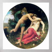 Bouguereau - Flore und Zephyre Plakatdruck