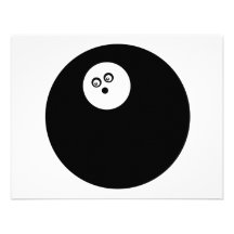 Bowlings-Ball Einladungskarte