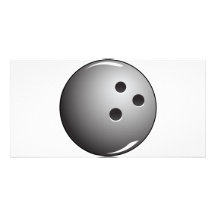 Bowlings-Ball für BowlingJerseys Bilderkarten