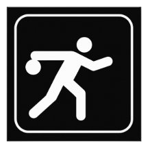 Bowlings-Symbol-Einladung