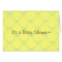 BOWS_BABY DUSCHE GRUßKARTE