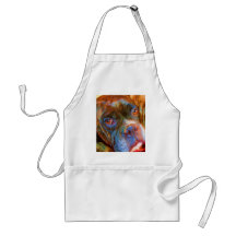 Boxer-Kunst-Schürze