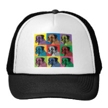Boxer-Pop-Art Mützen