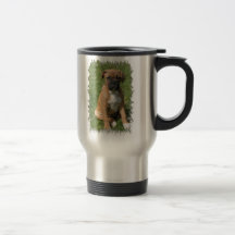 Boxer-Welpen-Reise-Becher Kaffeetassen