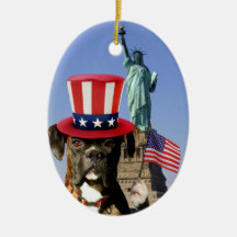Boxerhundeverzierung Ornament