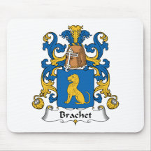 Brachet Familienwappen Mousepads