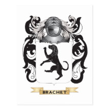 Brachet Wappen (Familienwappen) Postkarten