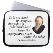Brahms auf dem Verfassen Computer Schutzhüllen