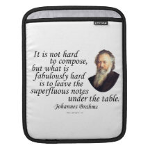 Brahms auf dem Verfassen iPad Sleeves