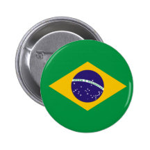 Brasilianische Flagge Anstecknadelbuttons