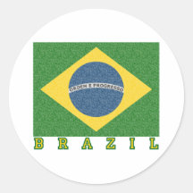 Brasilianischer Fußball 2010 Aufkleber