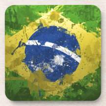 Brasilien-Flagge Drink Untersetzer