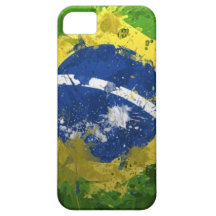 Brasilien-Flagge iPhone 5 Etuis