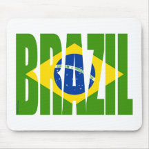 BRASILIEN-Flagge Mauspads