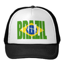 BRASILIEN-Flagge Mützen