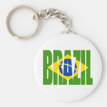 BRASILIEN-Flagge Schlüsselanhänger