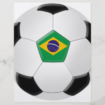 Brasilien-Fußball Flyerdruck