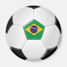 Brasilien-Fußball Kühlschrankmagnet