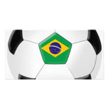 Brasilien-Fußball Photogrußkarten