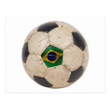 Brasilien-Fußball Postkarten