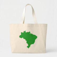 Brasilien-Karte Tragetaschen