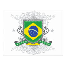 Brasilien-Schild Postkarten