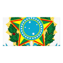 Brasilien-Wappen Photogrußkarten