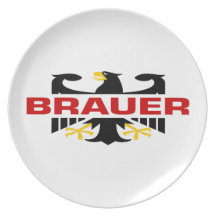 Brauer Familienname Flacher Teller
