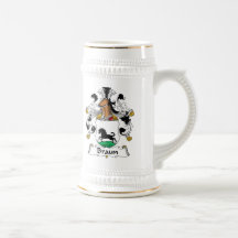 Braun Familienwappen Kaffee Tasse