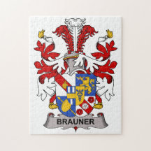 Brauner Familienwappen Foto Puzzles