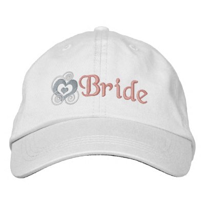 Braut-Brautstickerei Baseballcap