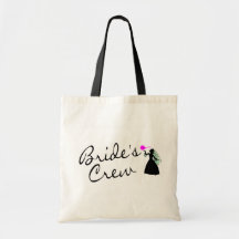 Braut-Crew (Braut-Schwarzes) Tasche