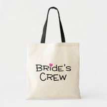 Braut-Crew-Rosa-Herz Taschen