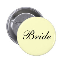 Braut-Elfenbein-Knopf Button