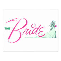 Braut (Mittwoch-Kleid) Postkarten