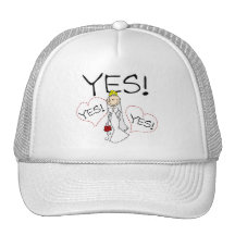 Braut sagt ja T-Shirts und Geschenke Caps