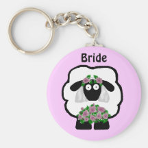 Braut-Schafe Keychain Schlüsselbänder
