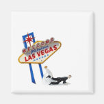 Braut-schleppender Bräutigam-Las Vegas-Magnet Kühlschrankmagnet