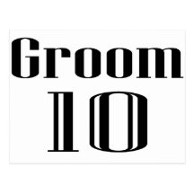 Bräutigam 10 postkarte